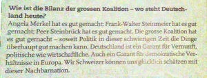 Grosskommentator Frank A. Meyer benotet Deutschland... 